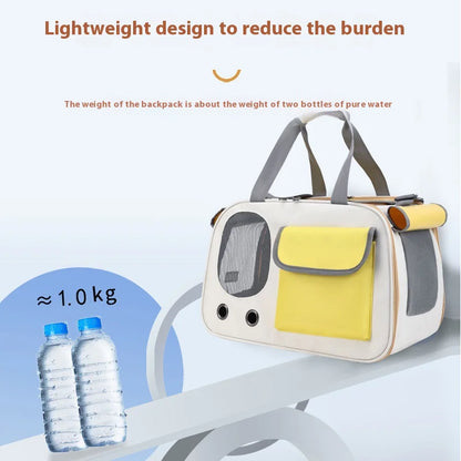 Foldable Large-Capacity Pet Shoulder Bag